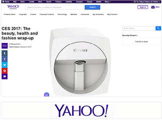 Yahoo Finance： Five of the Most Memorable Items At CES 2017.